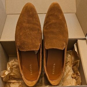 Poertland Leather Suede Loafers.
